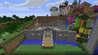 Minecraft Mystery Handoff Build Castle Timelapse