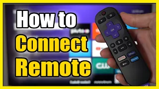 How to Connect your ROKU Remote to TV (Pair & Sync)