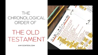 The Chronological Order of the Old Testament