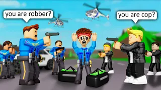 POLICE vs ROBBER 💰 (ROBLOX Brookhaven 🏡RP - FUNNY MOMENTS)