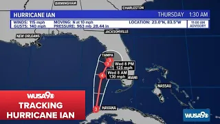 Hurricane Ian Updates: Tracking latest forecast, timing and models