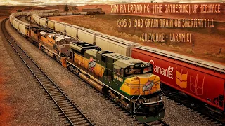 Sim Railroading: (The Gathering) UP 1995 & 1989 Grain Train On Sherman Hill (Cheyenne - Laramie)