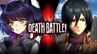 Blake Belladonna VS Mikasa Ackerman  | Death Battle Hype Trailer