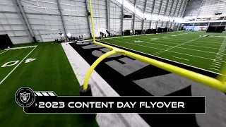 Raiders HQ Flyover | Drone Tour of 2023 Content Day | NFL