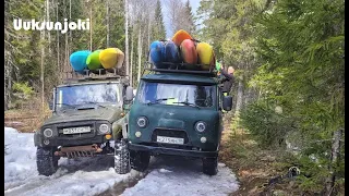 Суперпаводок на Ууксунйоки. Сплав по реке Укса. 07.05.2023