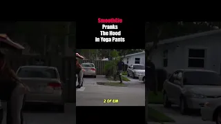 SmoothGio Pranks The Hood Wearing Yoga Pants #shorts