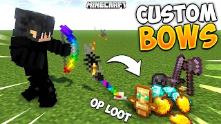 Minecraft But I Can Craft CUSTOM BOWS!