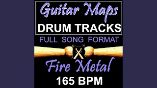 Fire Metal 165 BPM Drum Track for Bass Guitar