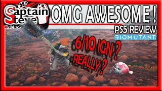 Biomutant Review AWESOME Game IGN Got It Wrong Captain Steve Say THQ Nordic Rock Heck Yes !! PS5