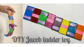DIY Jacobs ladder toy tutorial | How to make Jacob’s ladder toy for kids | DIY kids toy