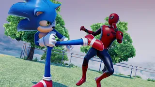 Spiderman vs Sonic