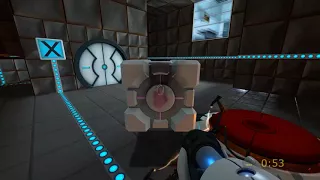 Portal: Challenge Maps - Test Chamber 17 Least Time (Gold Medal)