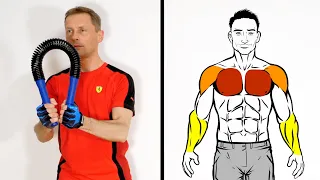 Chest Workout: 6 Power Twister Exercises (Dips, Flies, Butterfly, Crossover) Fitness Gadgets