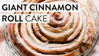 Giant Cinnamon Roll Cake | Sally's Baking Recipes