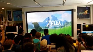 Nintendo E3 2016 Zelda: Breath of the Wild Live Reactions and Demo at Nintendo NY