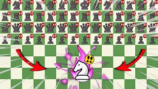 THE LEGENDARY CHESS KNIGHT VS ALL CHESS PIECES | THE STORY | Chess Memes #6