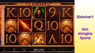 ЗАНОС В ALMIGHTY SPARTA НА 50 000 ОТ SLOTVIVER  Заносы недели