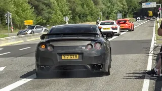 Cars Leaving Nürburgring Tankstelle - Focus RS, 850hp GTR, C63 Burnout, M5 E60, GT2RS, 720S, NSX..!