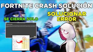 FORTNITE SE CIERRA SOLO PC (SOLUCIÓN CRASH Y ERRORES)