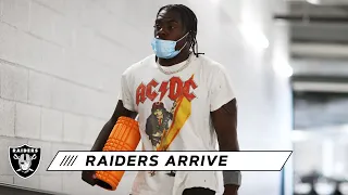 Raiders Arrive at Allegiant Stadium for Another Practice Before Week 1 | Las Vegas Raiders