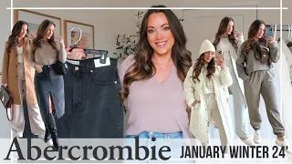 Abercrombie Try On Haul | December 2023 and January 2024 | Winter Outfits