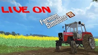 Стрим || Играем в Farming Simulator 15 карта Холмы Вестбриджа