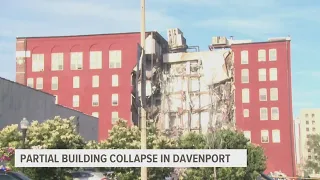 Residents react to Davenport apartment building collapse