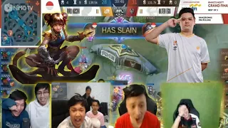 SEMUA HISTERIS MELIHAT AKSI WANWAN ALBERT PERTAHANKAN TURRET SENDIRIAN//REAKSI STREAMER FINAL MPL S6