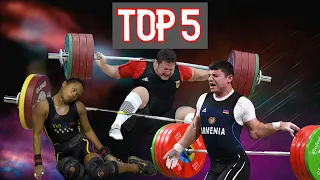 TOP 5 INJURIES IN WEIGHTLIFTING