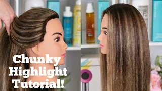 TUTORIAL | CHUNKY HIGHLIGHTS || MODERN CHUNKY FOILS | HOW TO