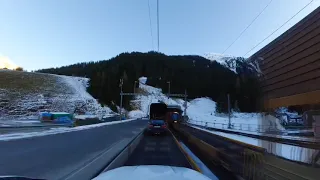 The Vereina Tunnel - the way from Switzerland to Livigno, Italy