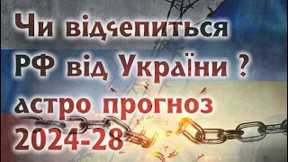 Коли РФ відчепиться від України ? Астрологічний прогноз 2024-28.