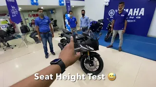 Yamaha R15v4 / R15m Seat Height Test |  With 5.2, 5.4, 5.8 Heights !!