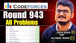 #Codeforces #Round #943 #Solution #Discussion