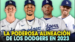 LA PODEROSA ALINEACIÓN DE LOS DODGERS DE LOS ÁNGELES PARA ESTE 2023, LAD LINEUP - MLB BASEBALL