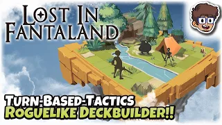 PROMISING TURN-BASED-TACTICS ROGUELIKE DECKBUILDER! | Let's Try Lost in Fantaland