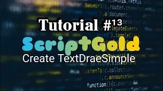 #13 Creare TextDraw Simplu SA-MP  - Invatam Script cu Roller