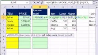 Excel Magic Trick 675: Double VLOOKUP Custom Formula Dynamic Data Validation