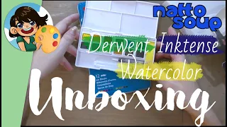 Derwent Inktense Paint Pan Travel Set Unbox and Swatch