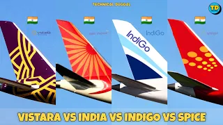 Vistara Airlines Vs Air India Vs Indigo Vs Spicejet Comparison 2023! 🇮🇳 Vs 🇮🇳 Vs 🇮🇳 Vs 🇮🇳