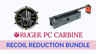 Ruger PC Carbine Recoil Reduction Bundle = Shock Buffer + Extra Power Recoil Spring + SS Retainer