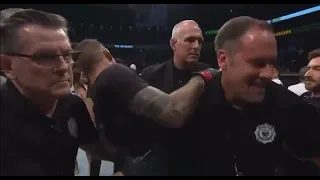 Conor Mcgregor breaks his ankle against Dustin Poirier & says his wife be in his DM