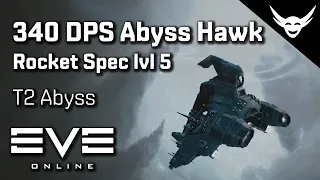 EVE Online - High-DPS Hawk T2 solo abyss