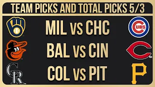 MLB Picks and Predictions Today 5/3/24 | MLB Picks Today 5/3/2024