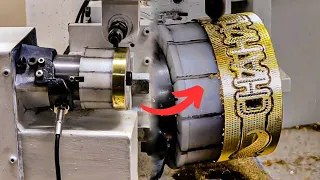 How Machine Gold Bangle Are Made - Any Name Cutting Jewellery CNC