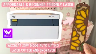 Affordable Beginner Friendly Laser | WeCreat 20 W Auto-Lifting Diode Laser Engraver and Cutter