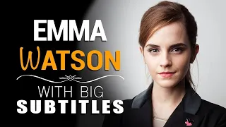 Learn English | Emma Watson "Gender equality is your issue too!" - Big English Subtitles