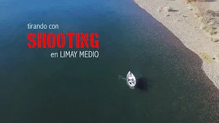 Tirando con SHOOTING y AMNESIA en Limay Medio, desde un bote - Pesca con mosca.