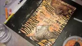 Look for "zebras"- An Art Journal Page