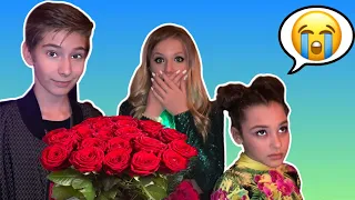 SURPRISING BFF with ROSES to make my CRUSH JEALOUS | *GONE TOO FAR** Sawyer Sharbino